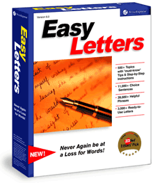 Redacción de cartas en inglés con instrucciones paso por paso, oraciones y frases de muestras, y cartas fáciles de usar